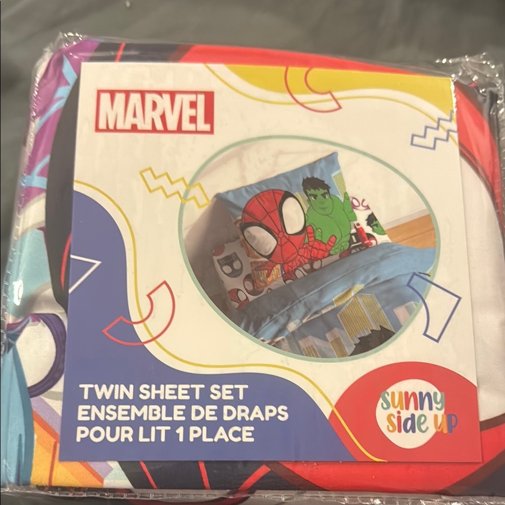 Marvel Twin Sheet Set - Spider-Man and Hulk